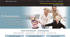 Desktop Screenshot of orthodonticsnewyorkcity.com